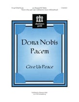Dona Nobis Pacem Three/Four-Part choral sheet music cover